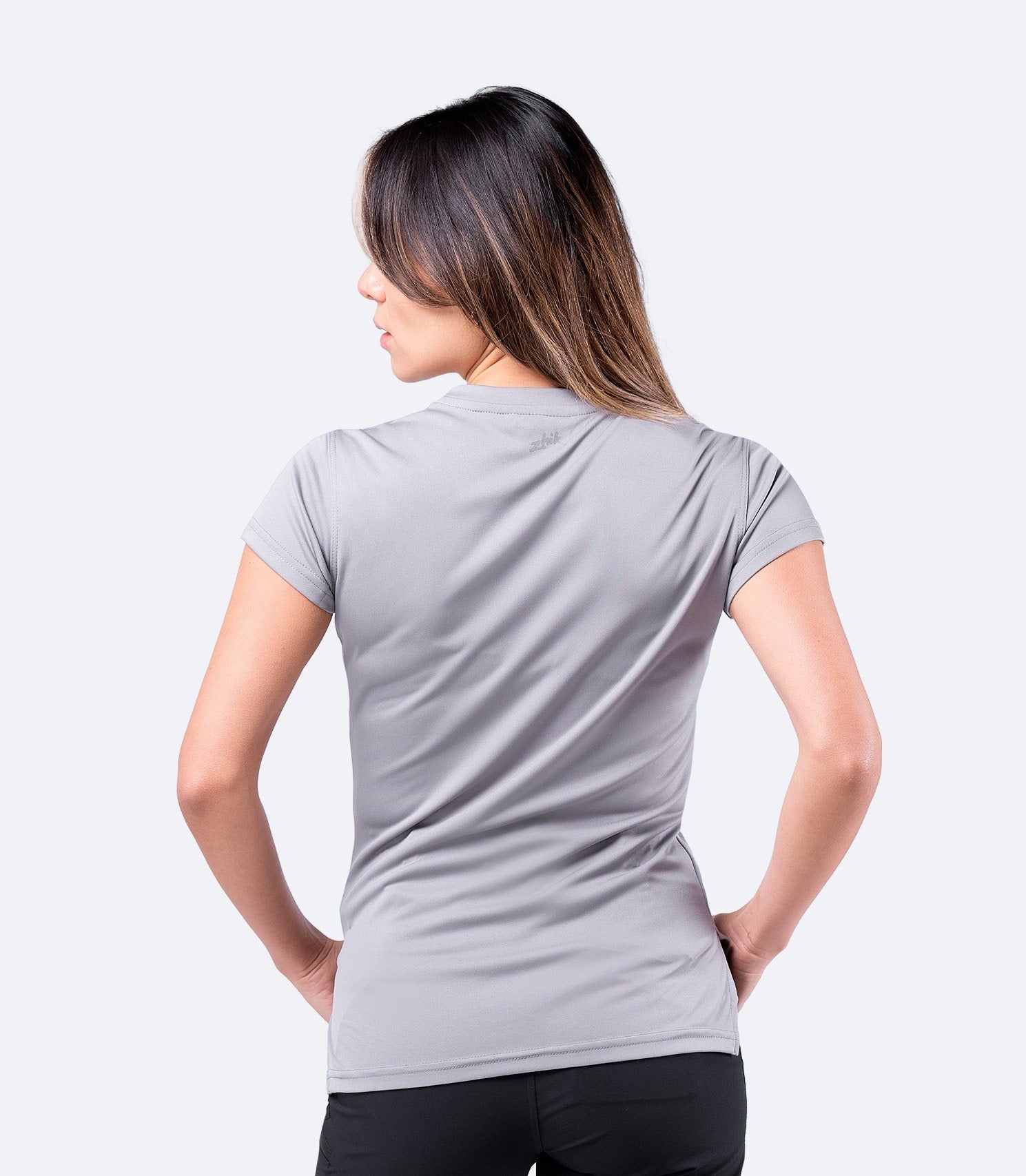 Womens UVActive Short Sleeve Top - Grey