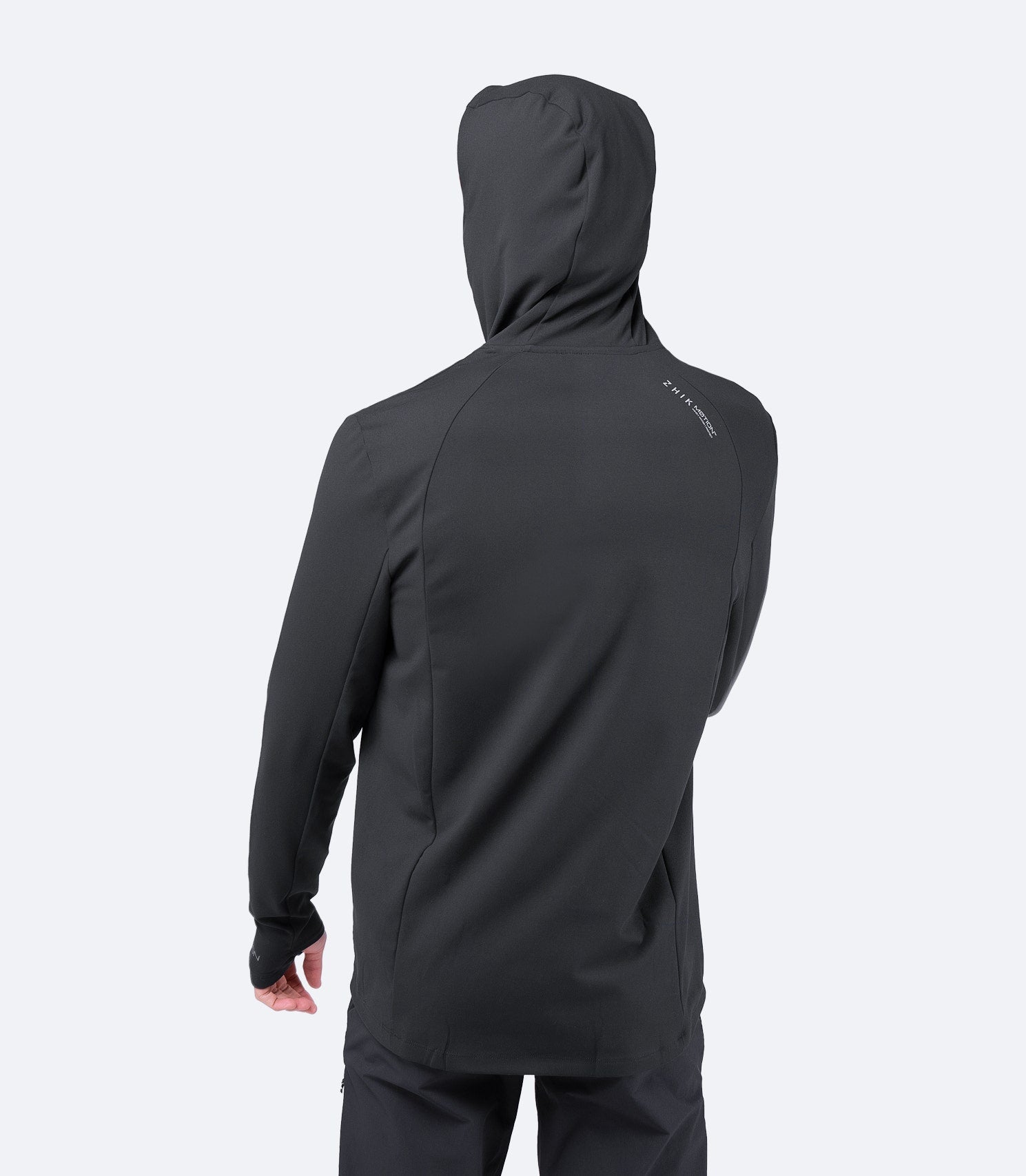 Mens Black ZhikMotion Hooded Top