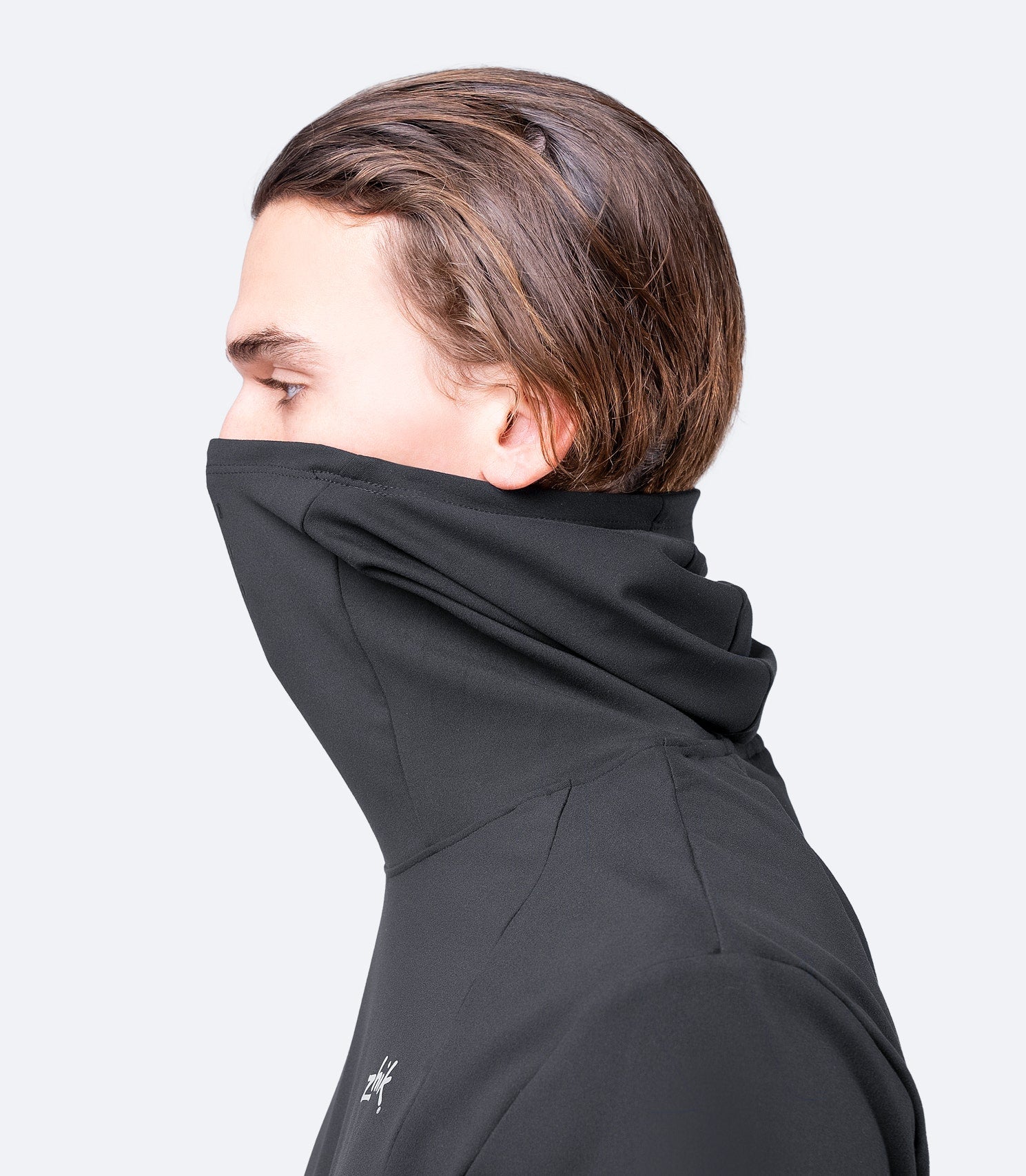 Mens Black ZhikMotion Hooded Top