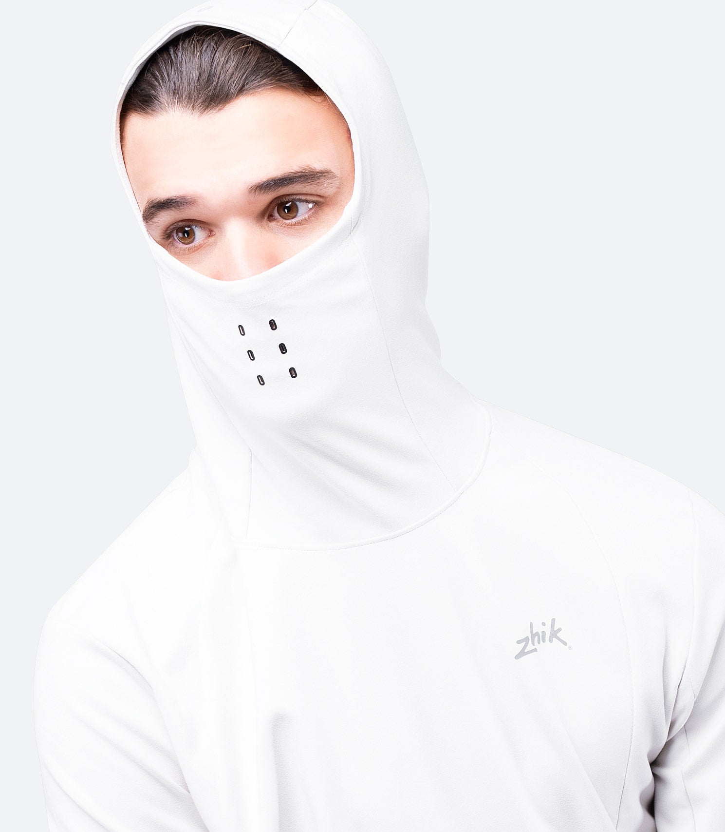 Mens Platinum ZhikMotion Hooded Top