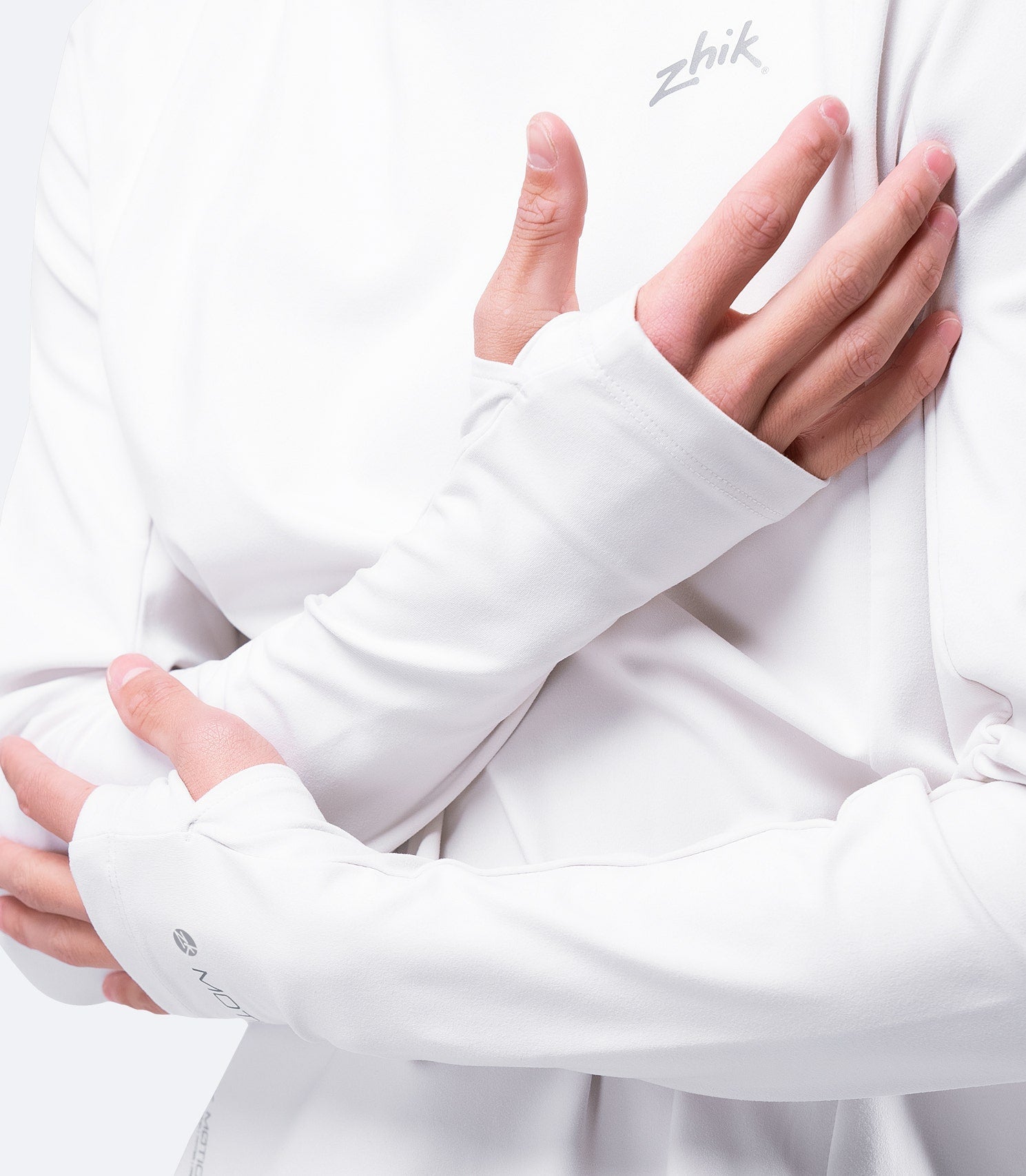 Mens Platinum ZhikMotion Hooded Top