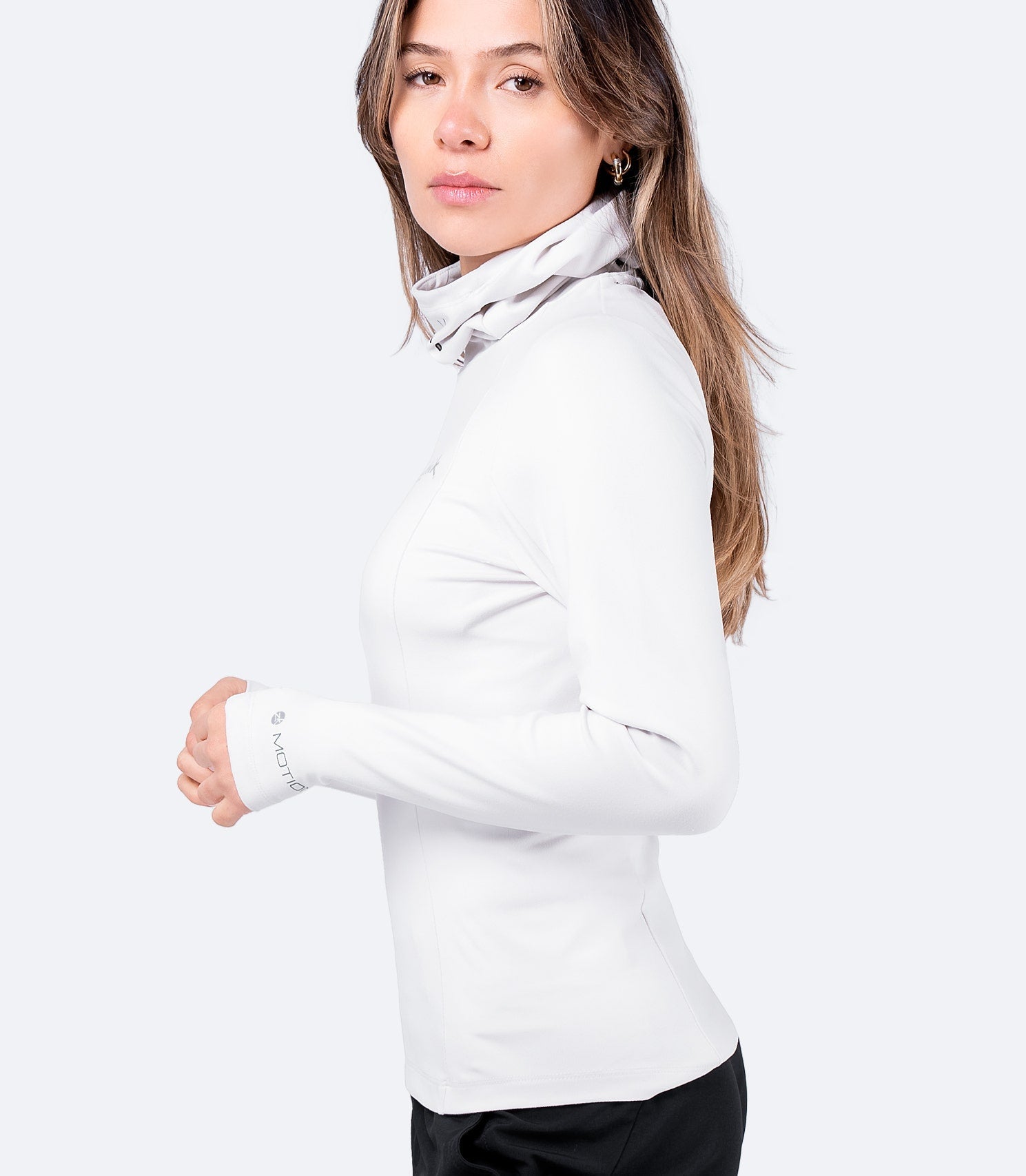 Womens Platinum ZhikMotion Hooded Top