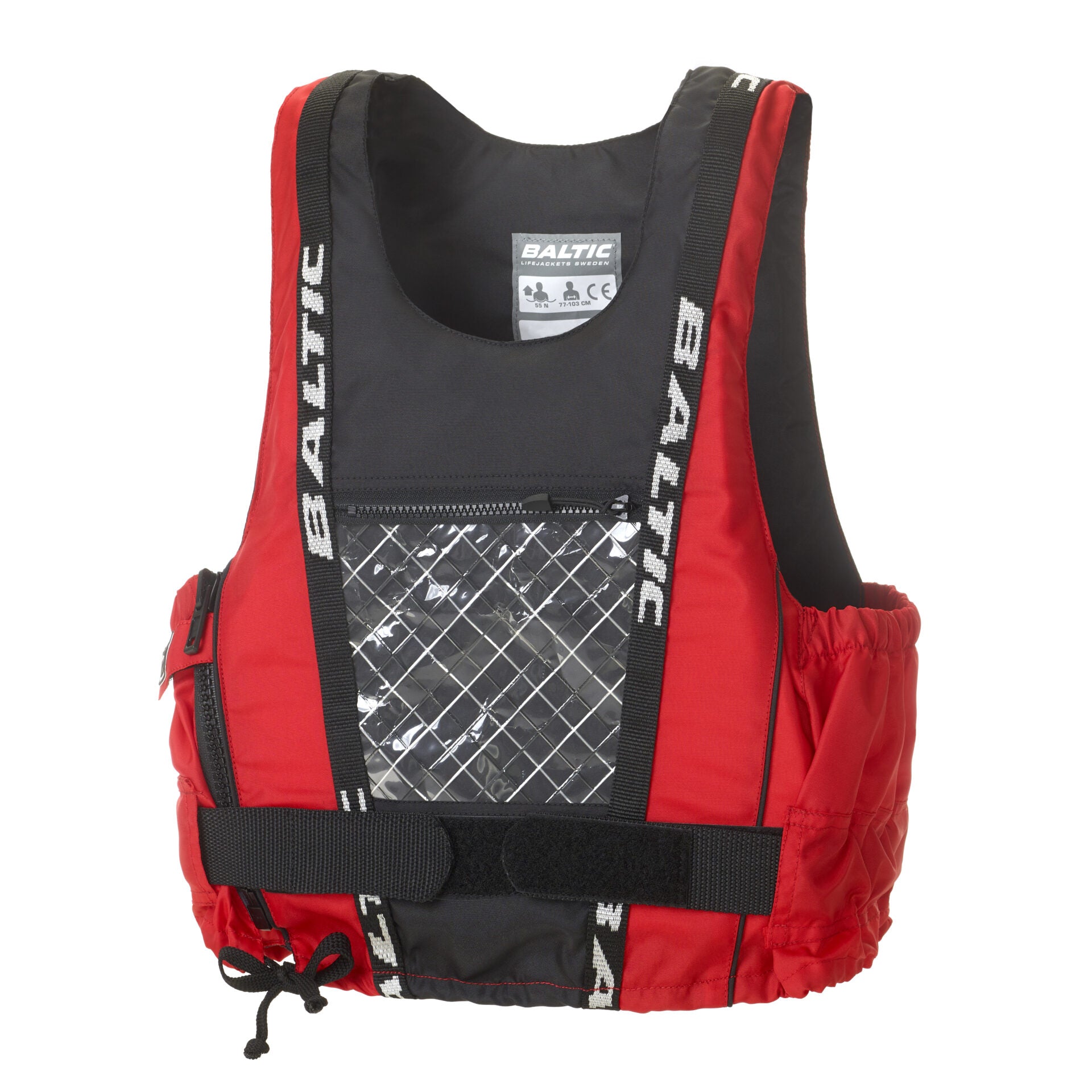 Dinghy Pro Jolle-, Kajak-, SUP vest Rød-Sort BALTIC 5702