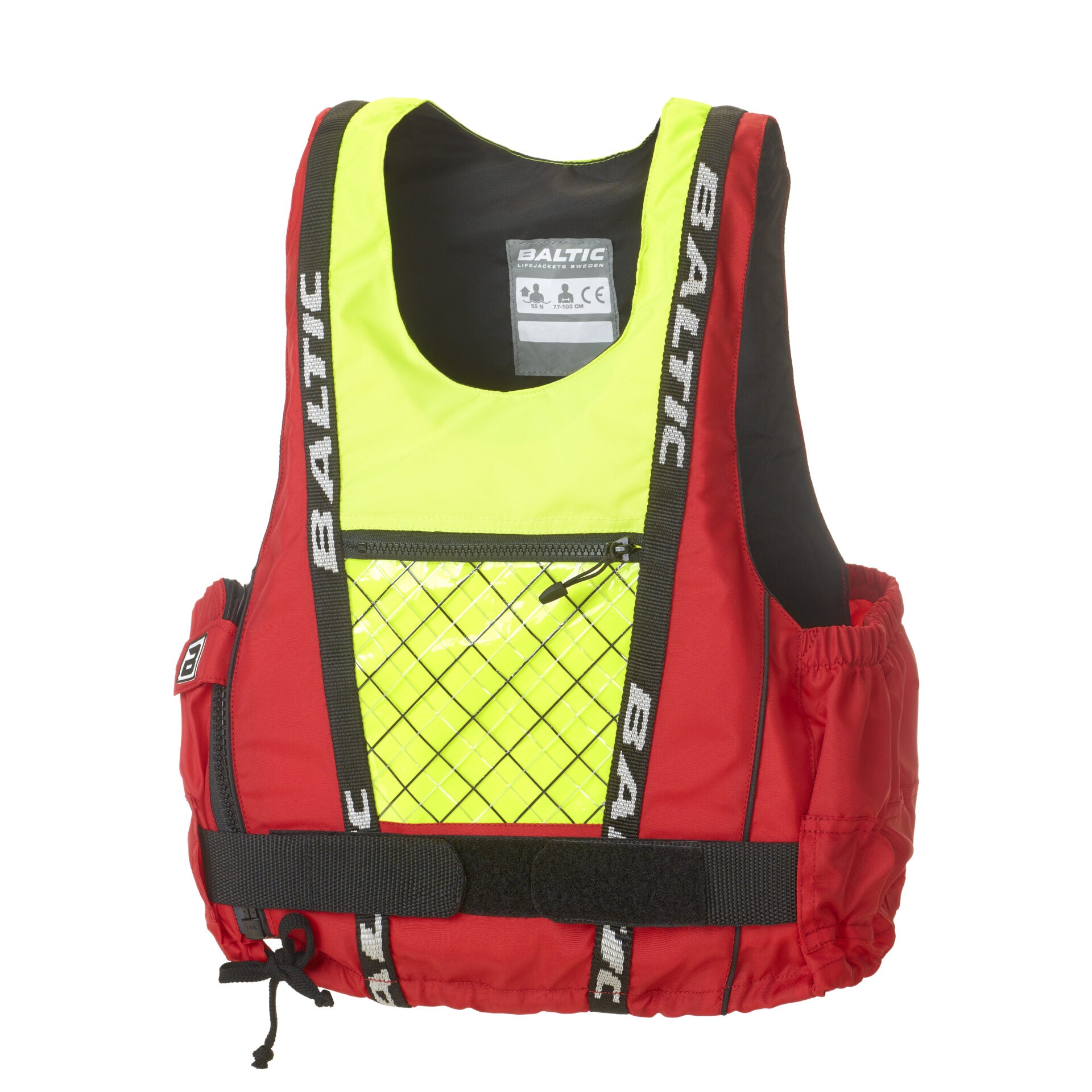 Dinghy Pro Jolle-, Kajak-, SUP vest Rød-UV_Gul BALTIC 5707