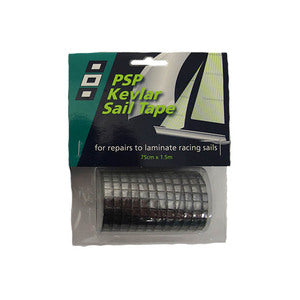 Psp kevlar sort sejltape 75mm x 1,5m
