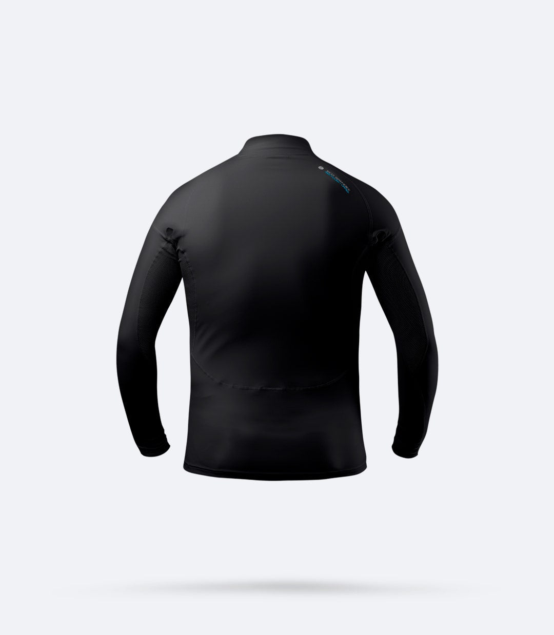 Junior Black Eco Spandex Long Sleeve Top