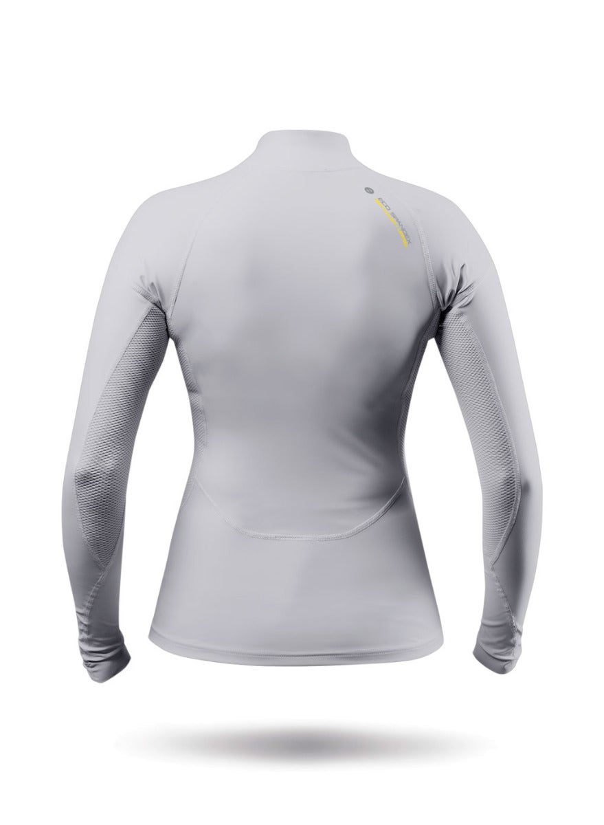 Womens Platinum Eco Spandex Long Sleeve Top