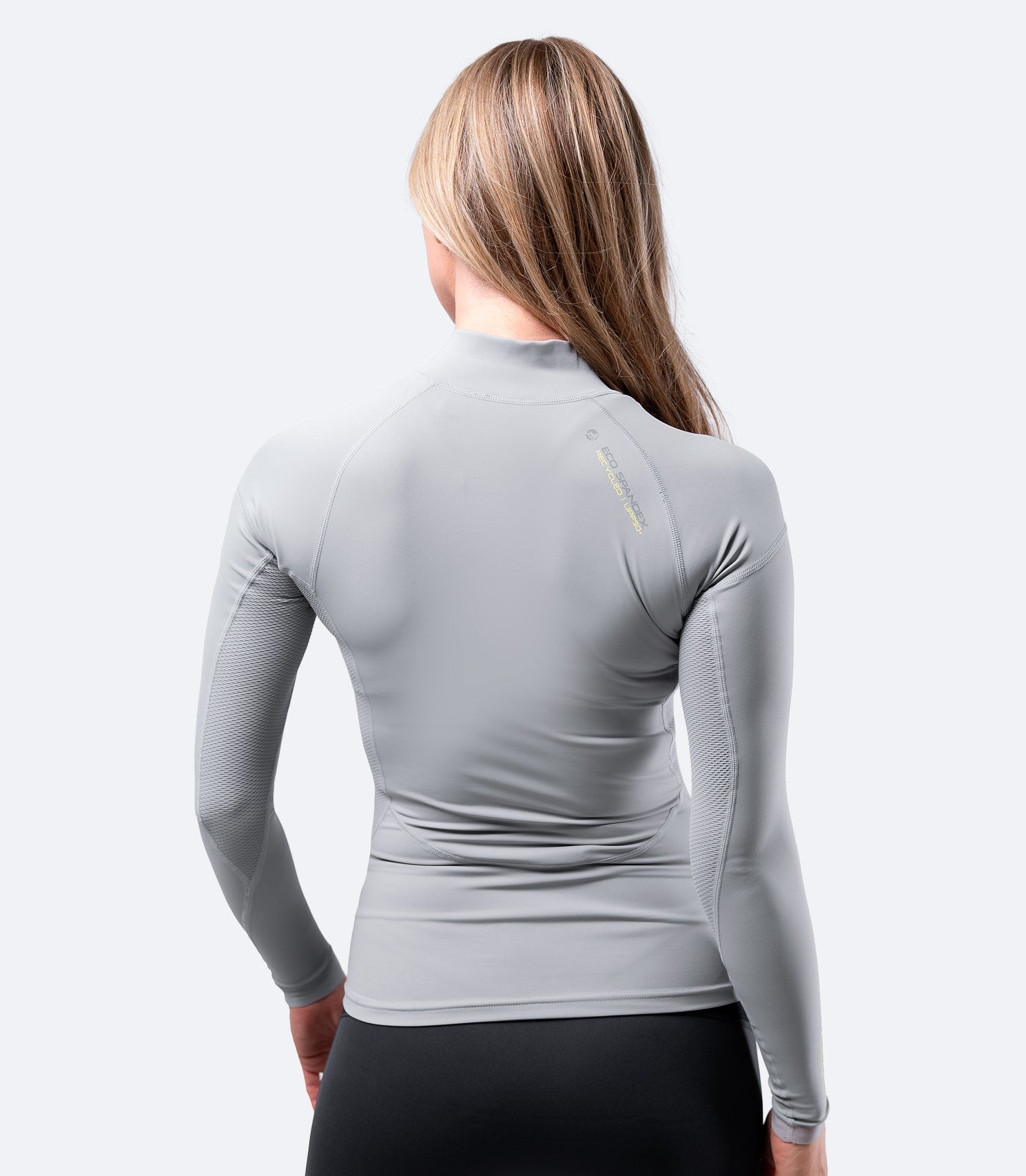 Womens Platinum Eco Spandex Long Sleeve Top