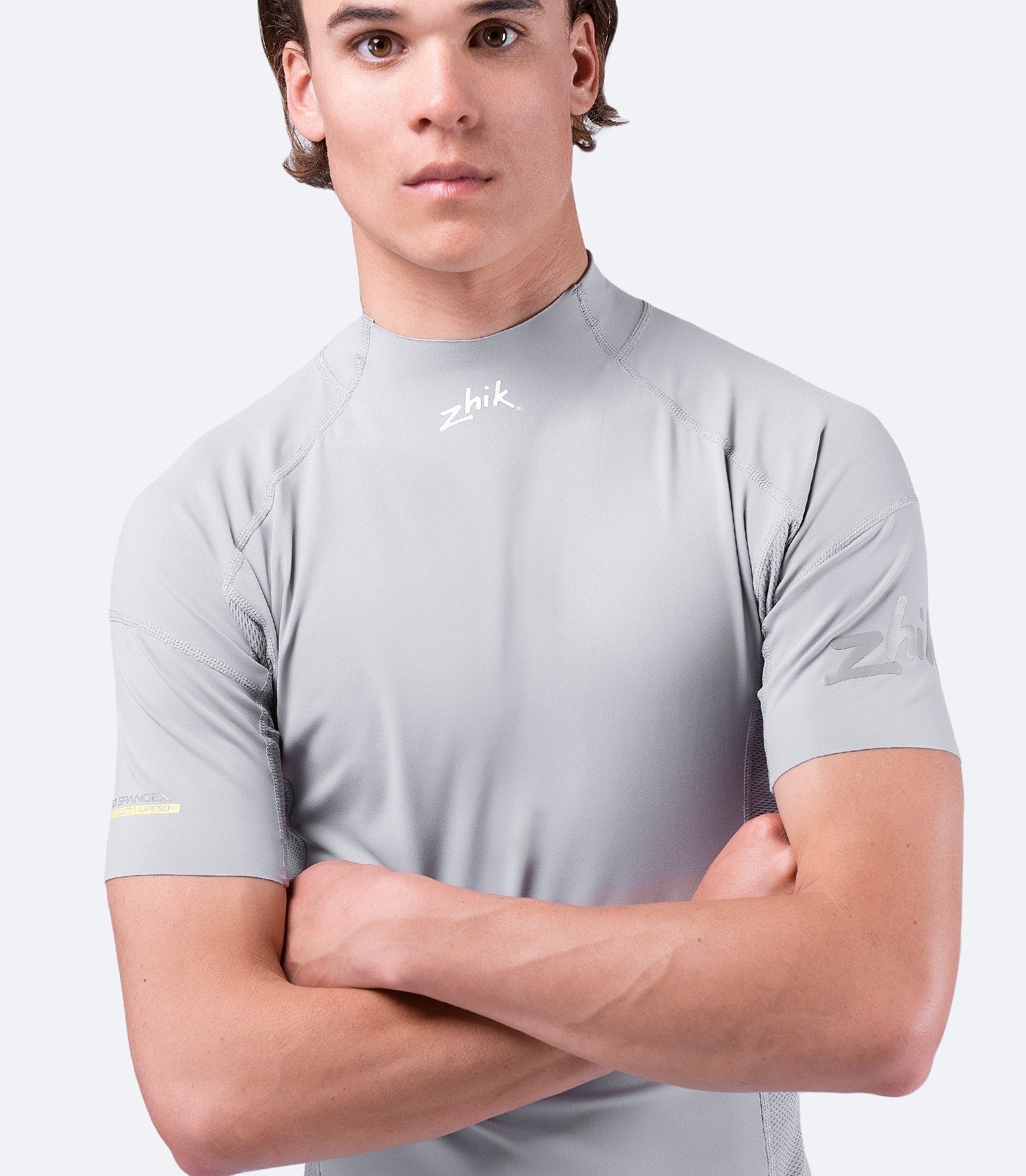 Mens Platinum Eco Spandex Short Sleeve Top