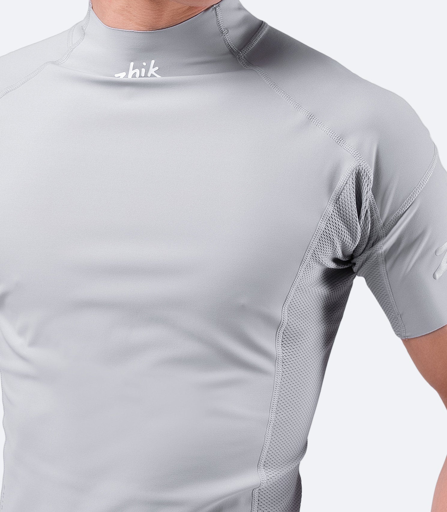 Mens Platinum Eco Spandex Short Sleeve Top