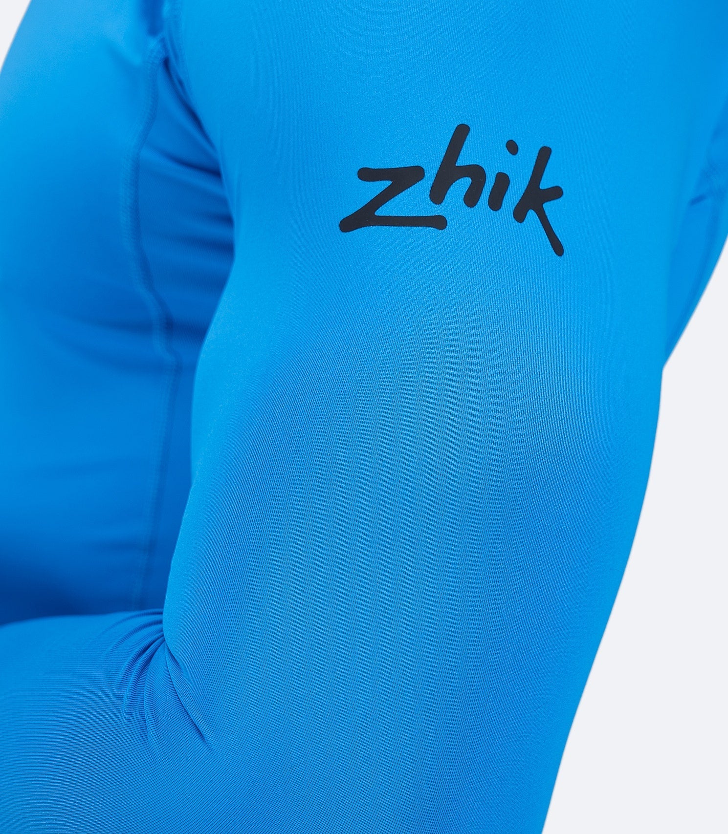 Mens Eco Spandex LT Long Sleeve Baselayer Top - Cyan
