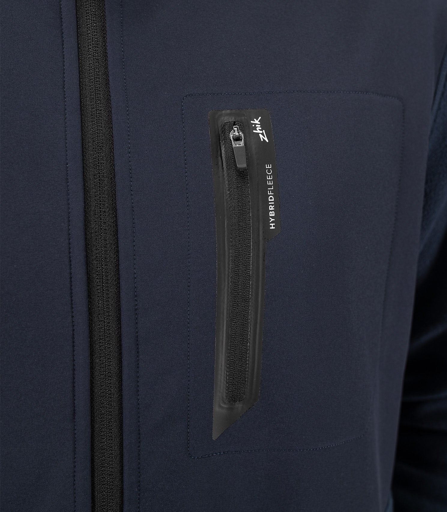 Mens Hybrid Fleece Jacket - Midnight Blue
