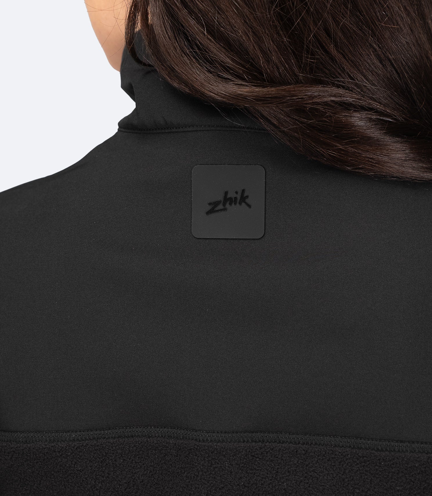 Womens Hybrid Fleece Jacket - Black