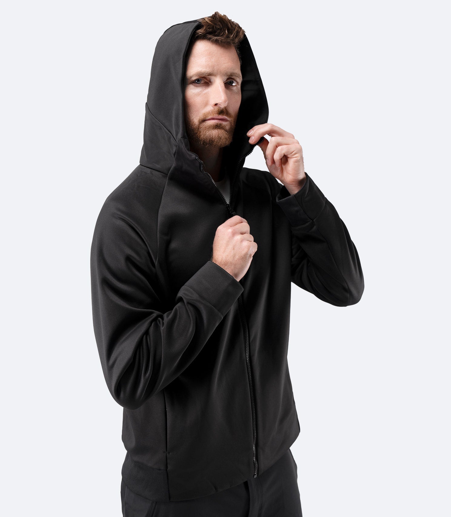 Mens Thermo TechFleece Hooded Jacket - Black