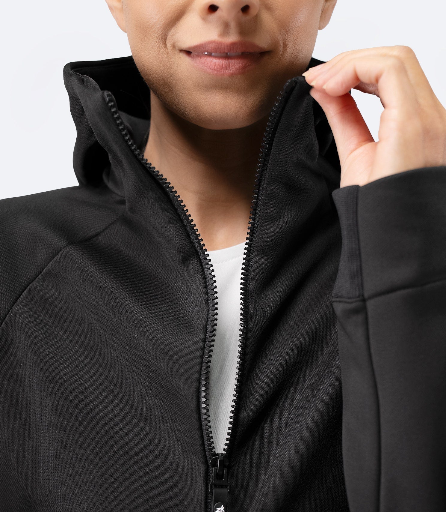 Womens Thermo TechFleece Hooded Jacket - Black