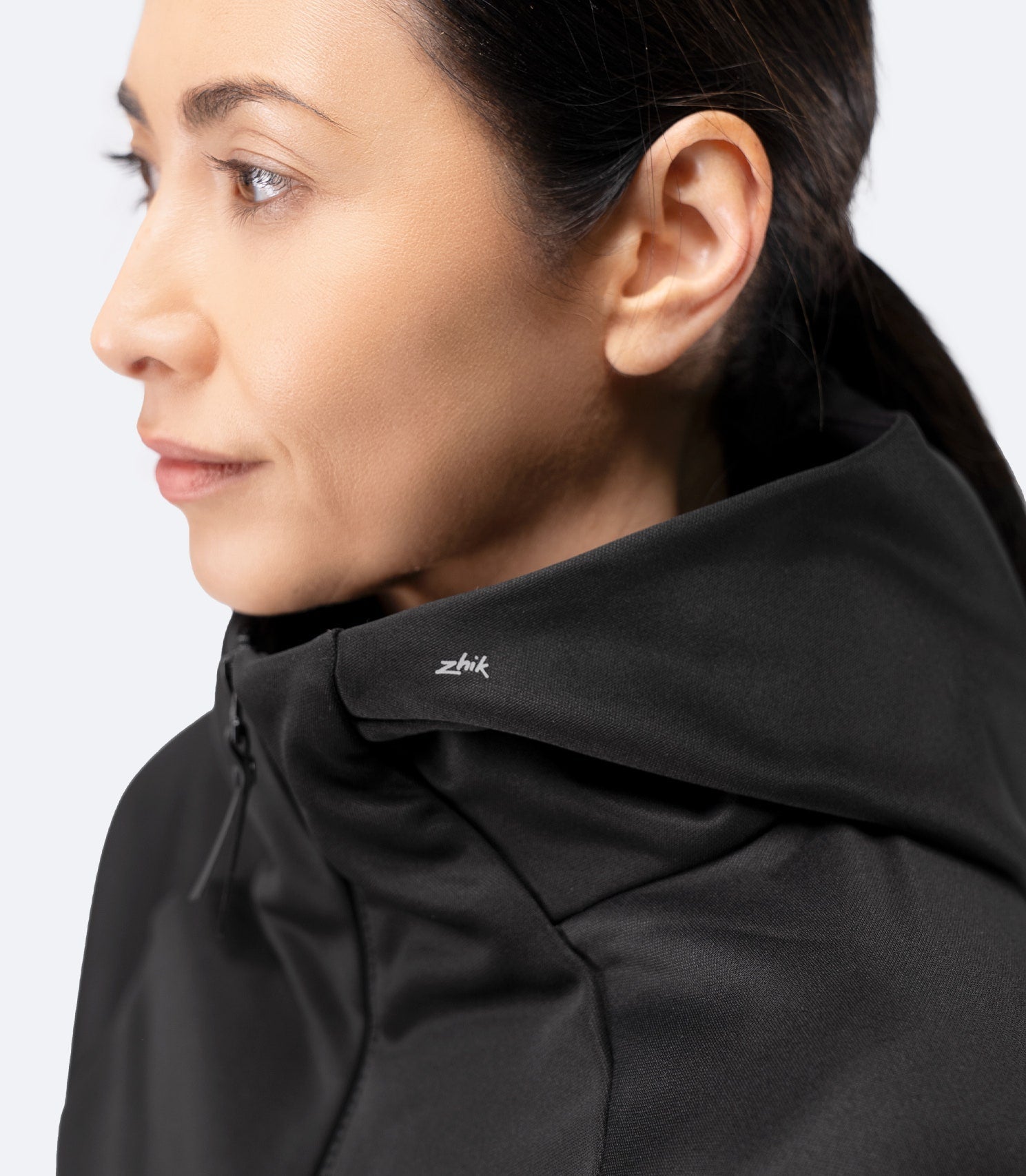 Womens Thermo TechFleece Hooded Jacket - Black