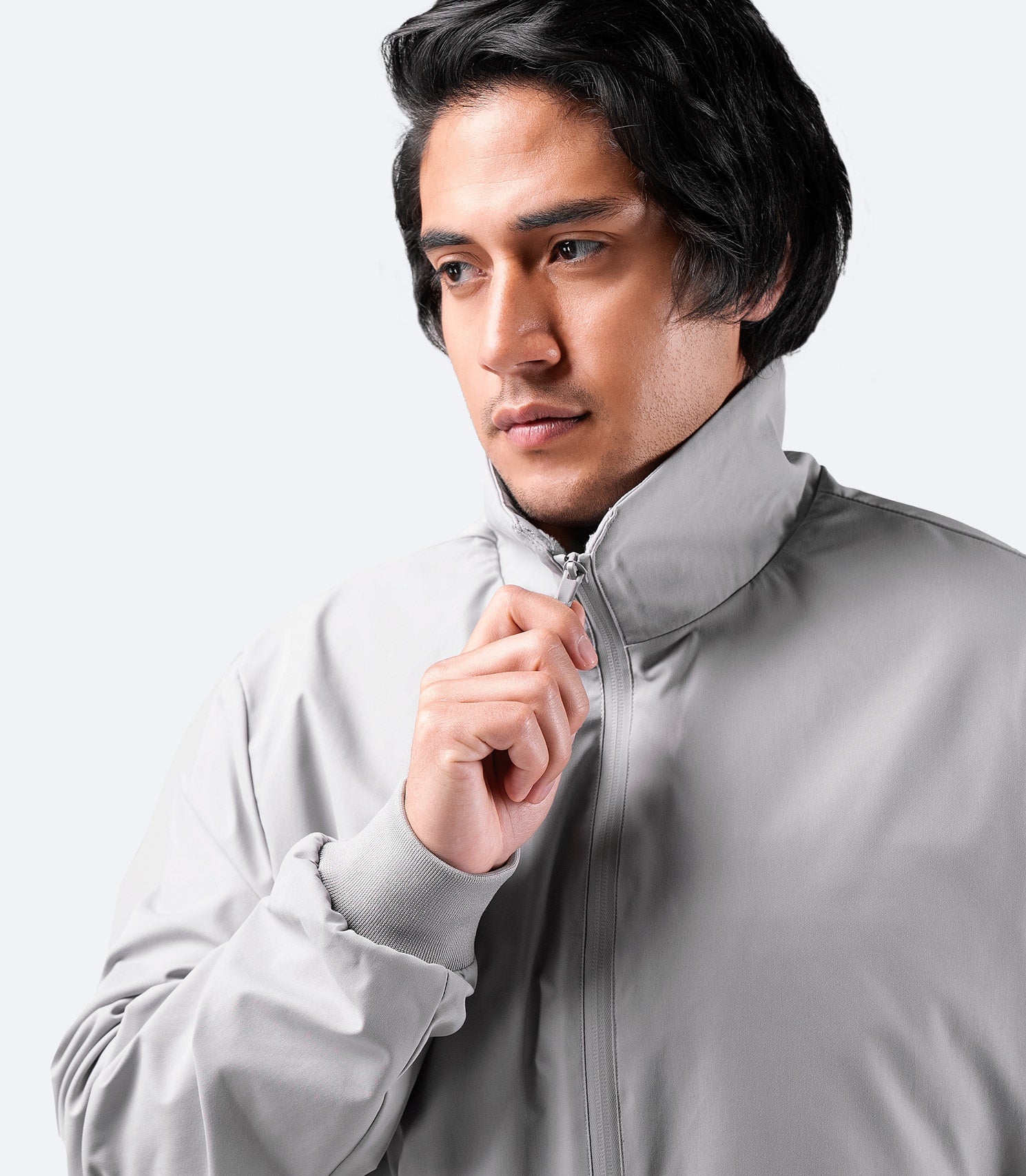 Mens Flight Jacket - Platinum