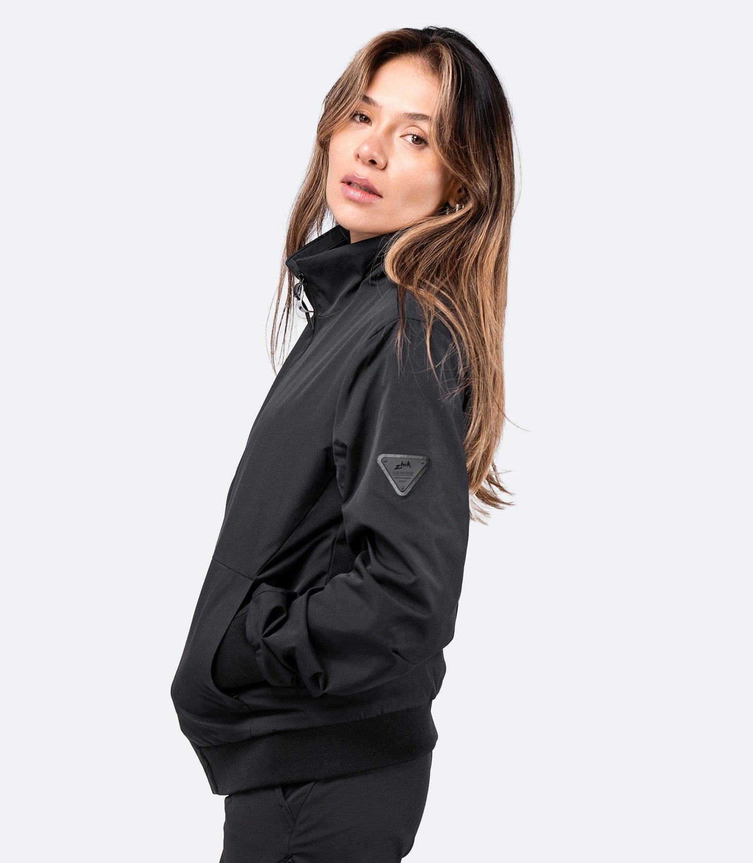 Womens Flight Jacket - Black
