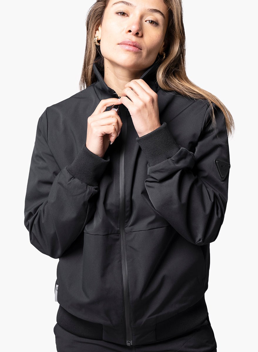 Womens Flight Jacket - Black