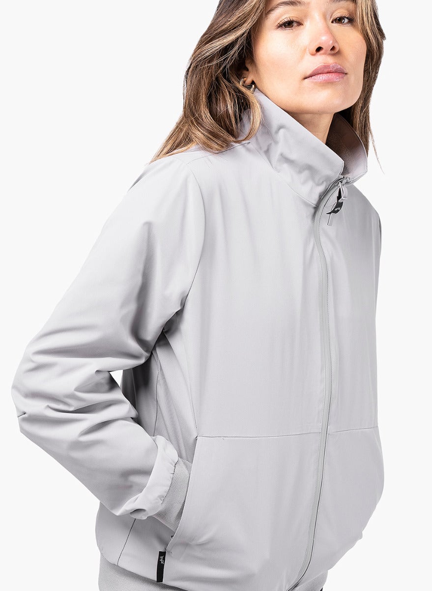 Womens Flight Jacket - Platinum