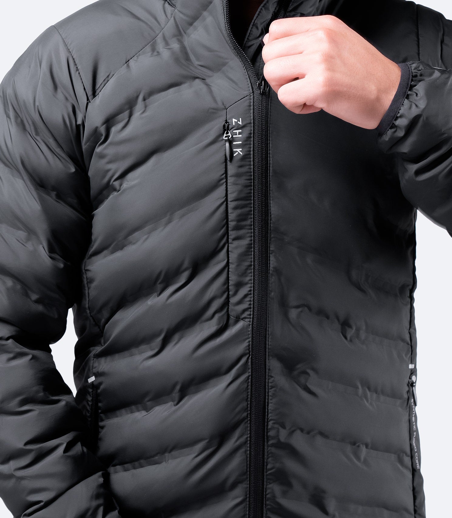 Mens Black Cell Insulated Jacket