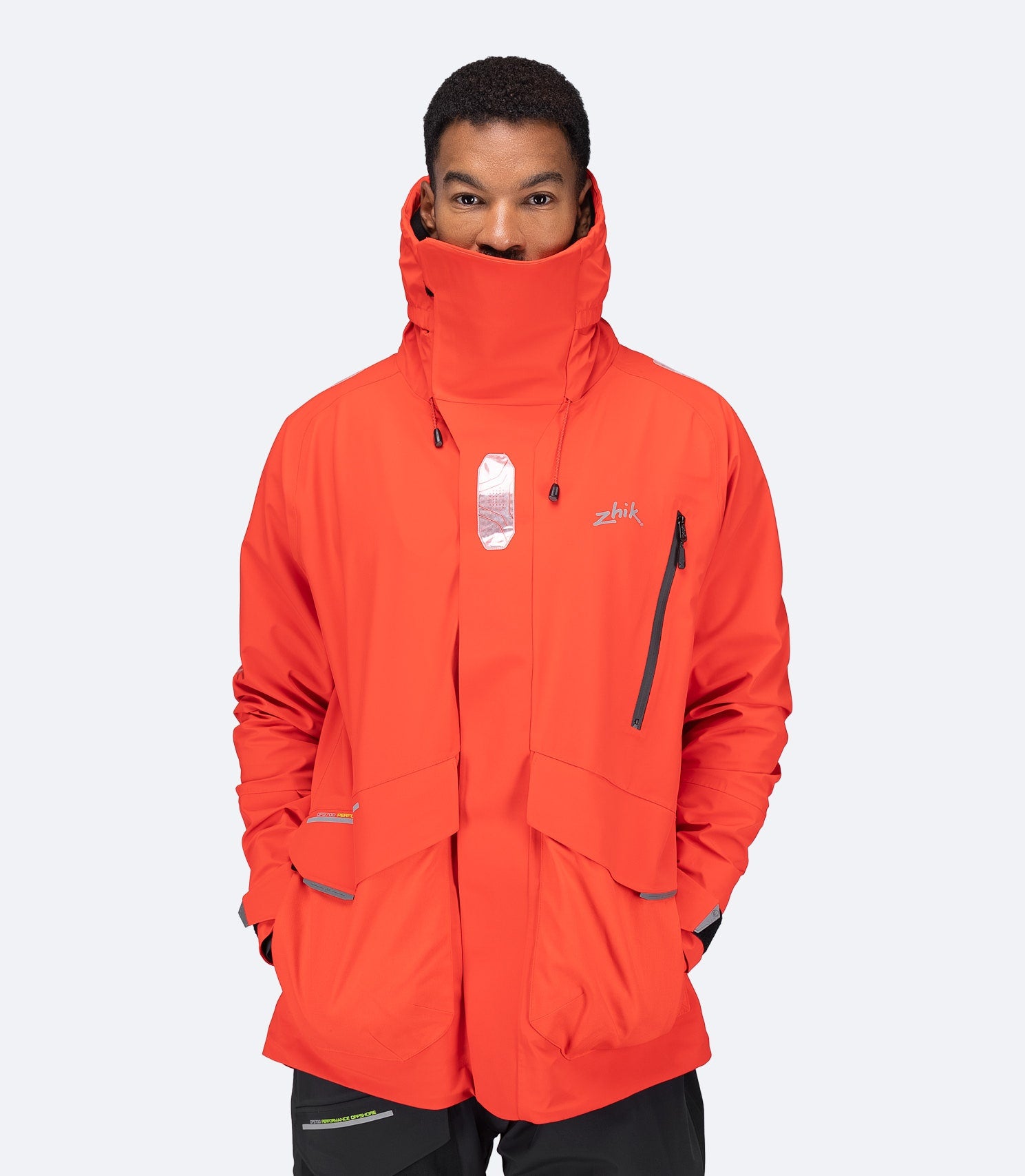 Mens OFS700 Offshore Sailing Jacket - Flame Red