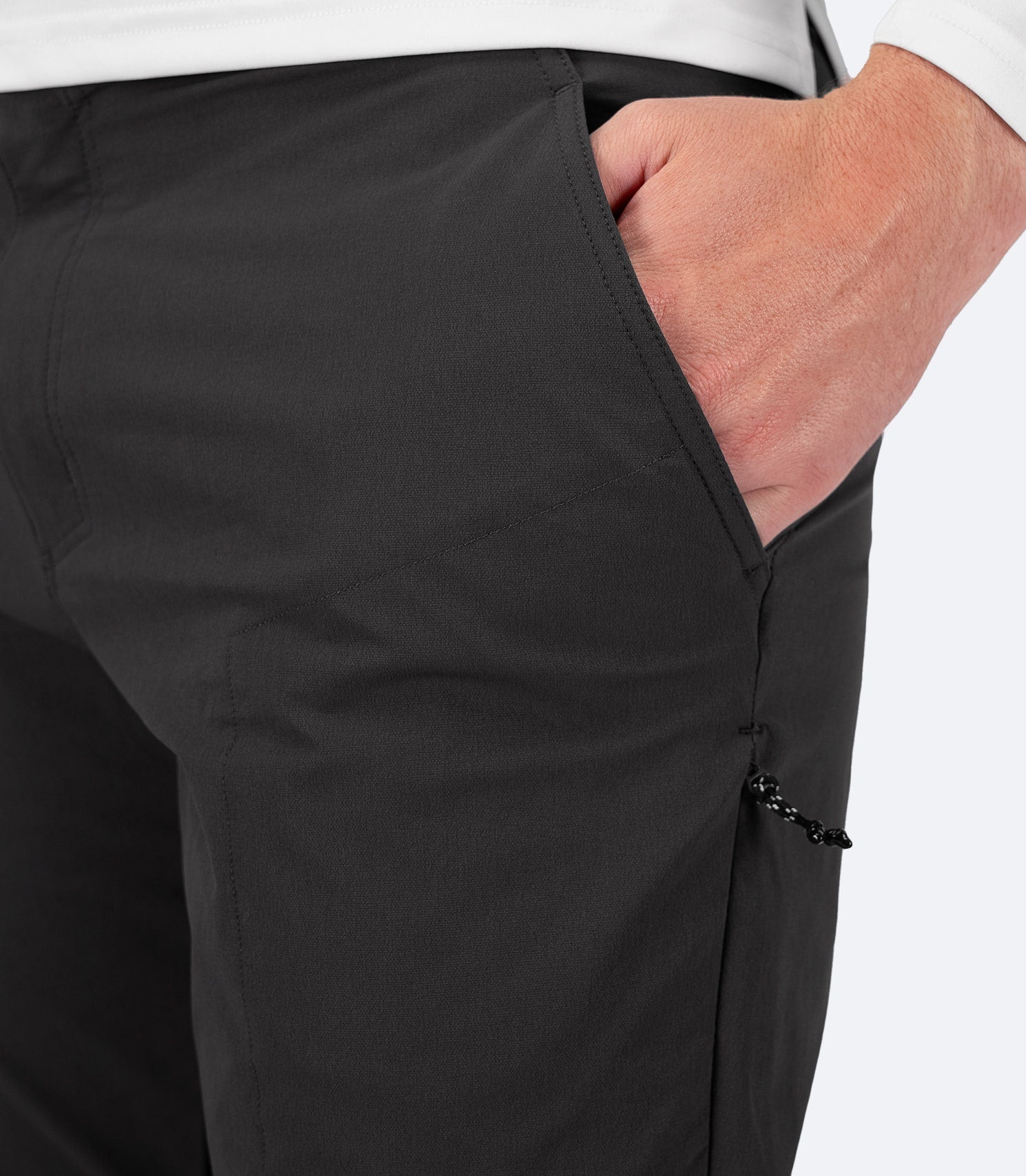Mens Dark Grey Deck Pant
