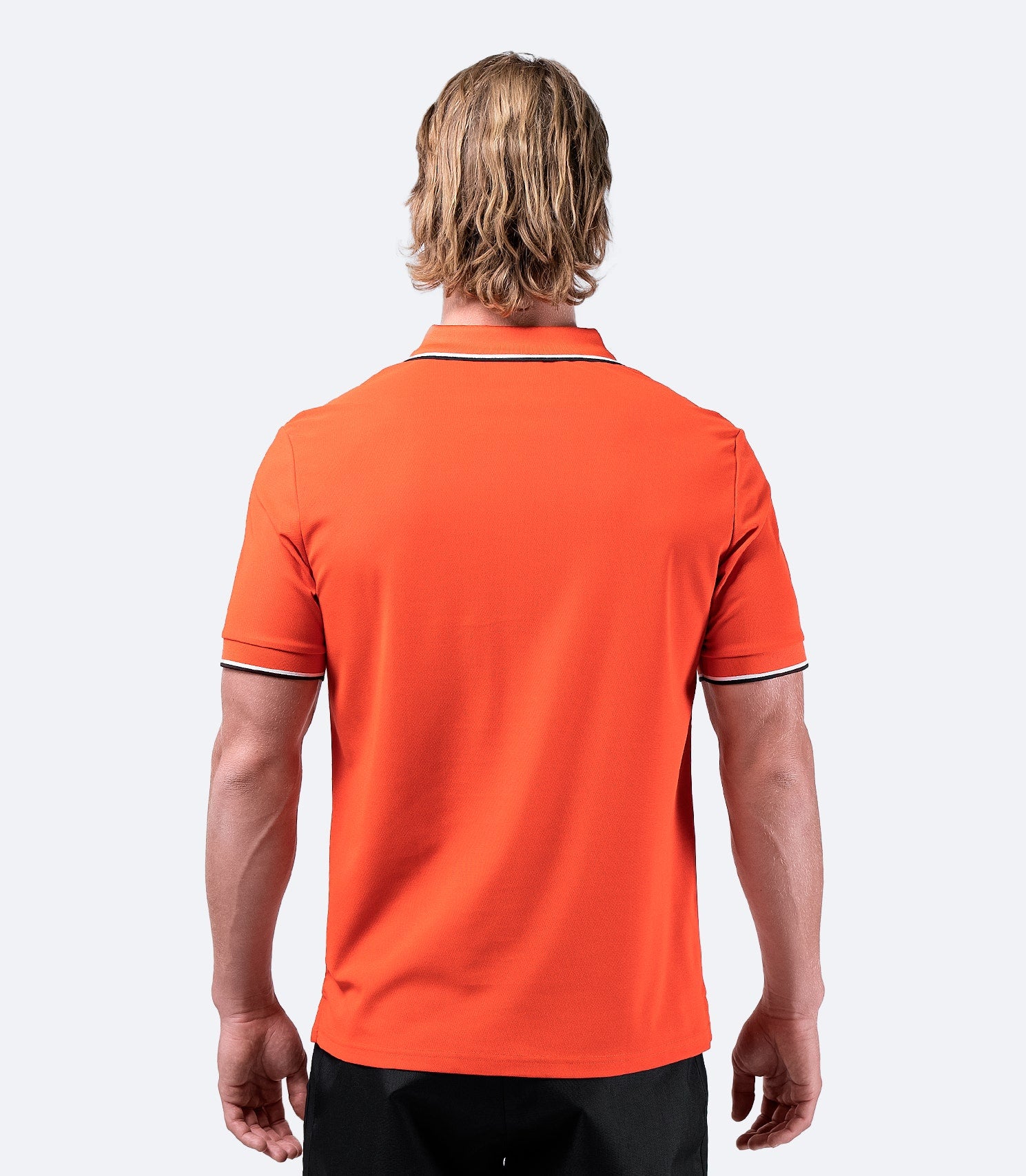 Mens Elite Polo - Ocean Red