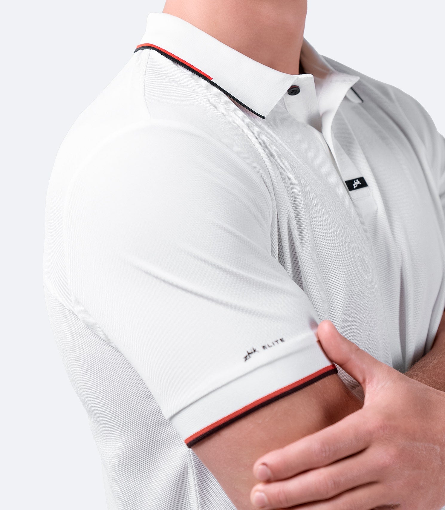 Mens Elite Polo - White