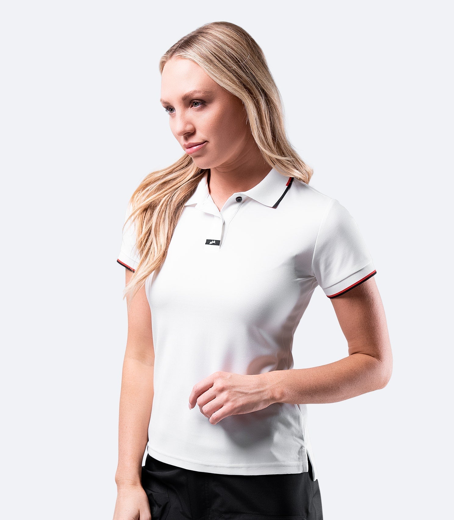 Womens Elite Polo - White
