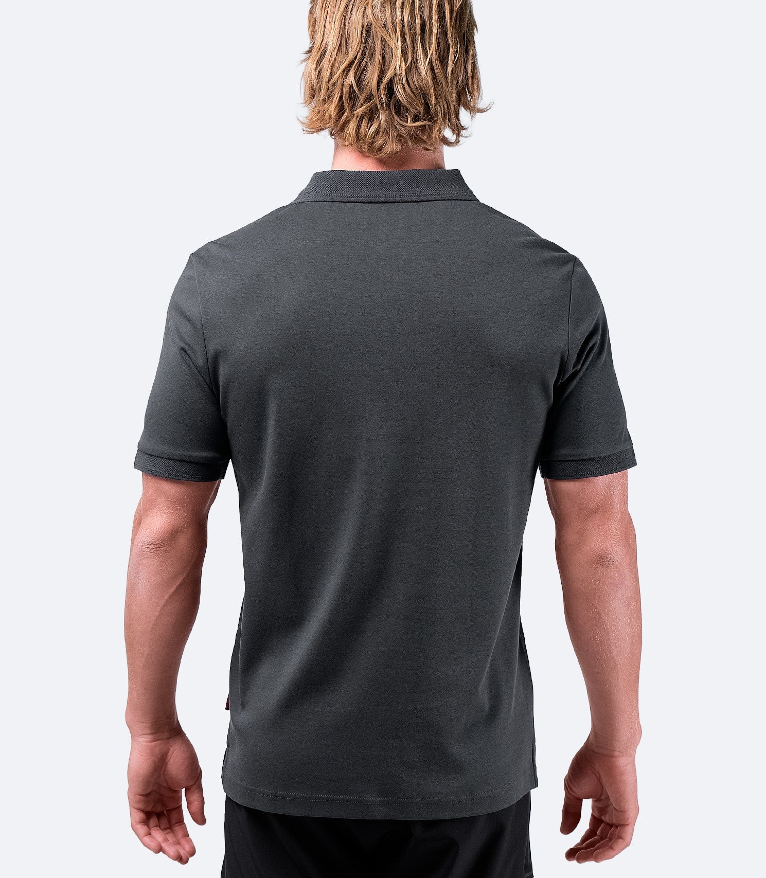 Mens Pima Cotton Polo - Charcoal