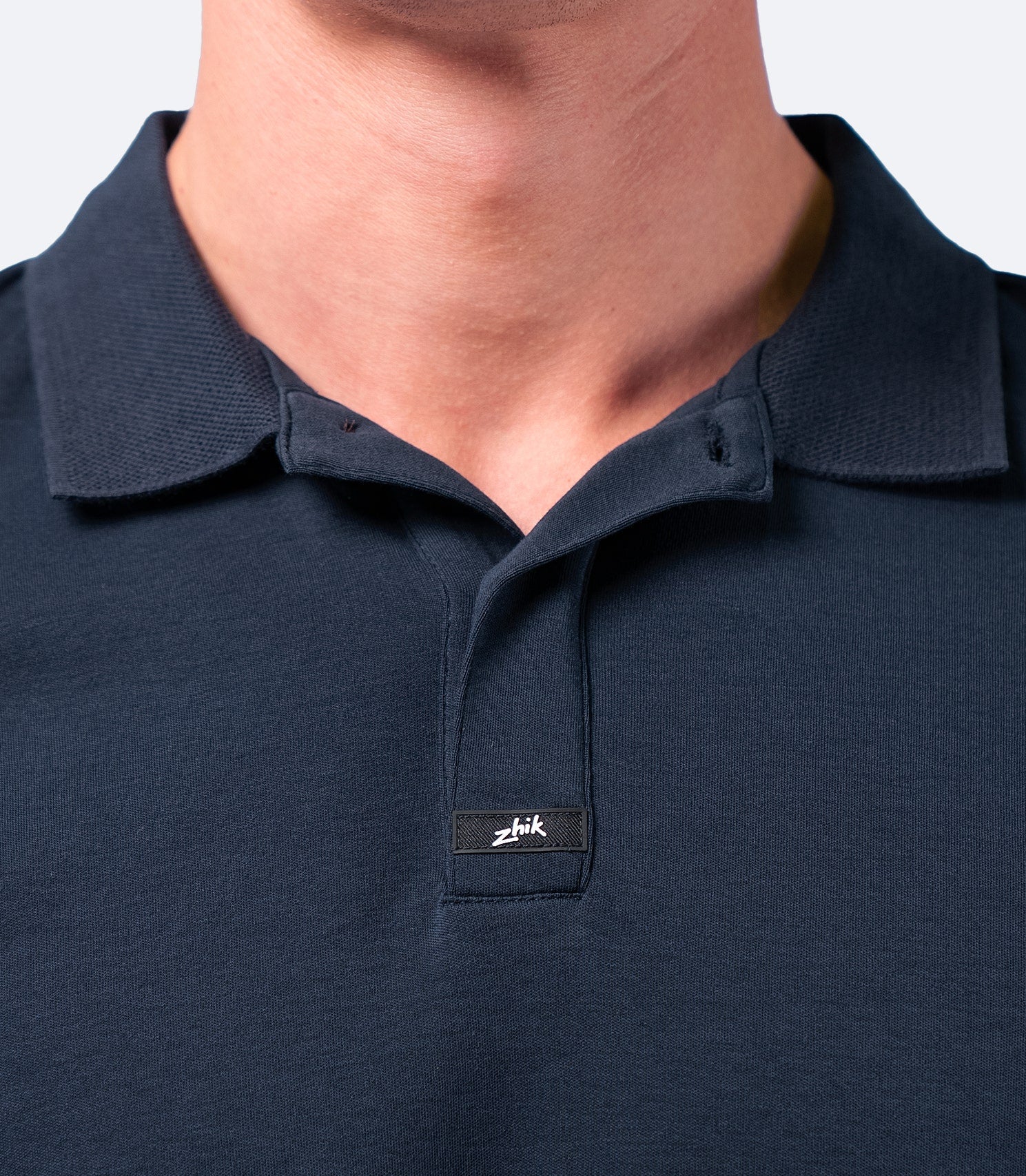 Mens Pima Cotton Polo - Navy