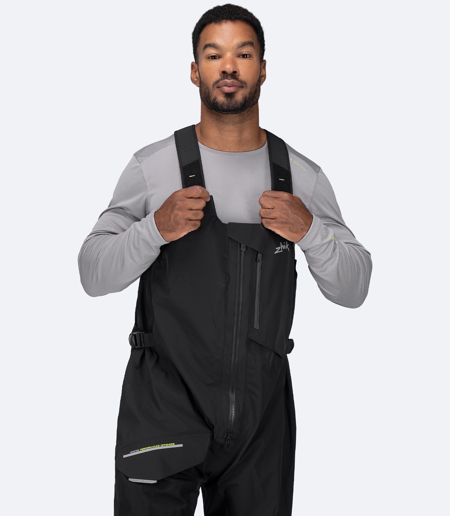 Mens OFS700 Offshore Sailing Salopette - Black