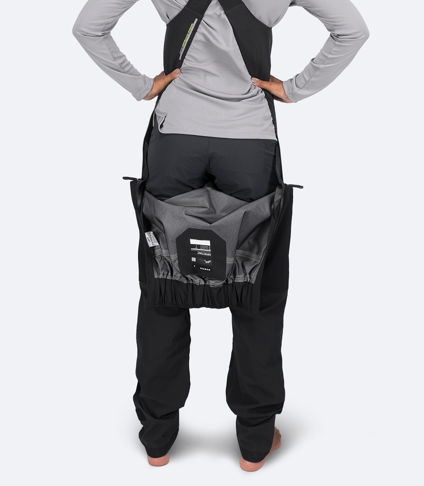 Womens OFS700 Offshore Sailing Salopette - Black