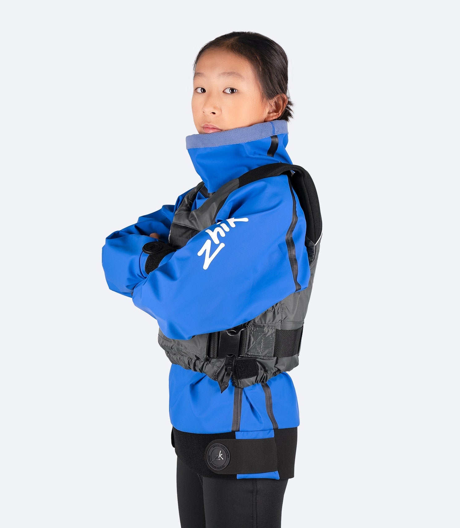 Youth Aqua Smock - Blue