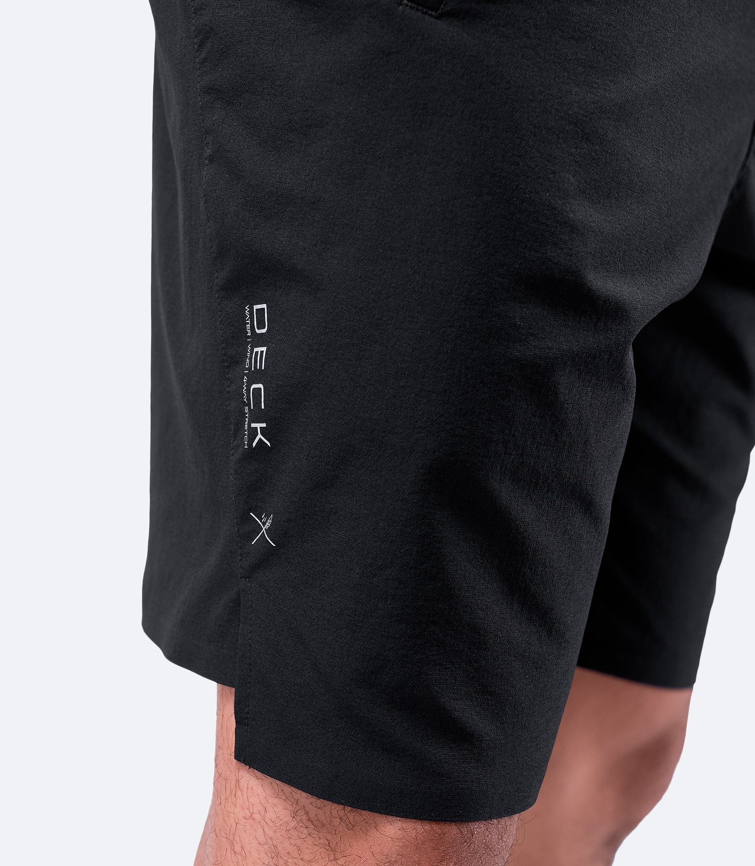 Mens Black Deck Shorts