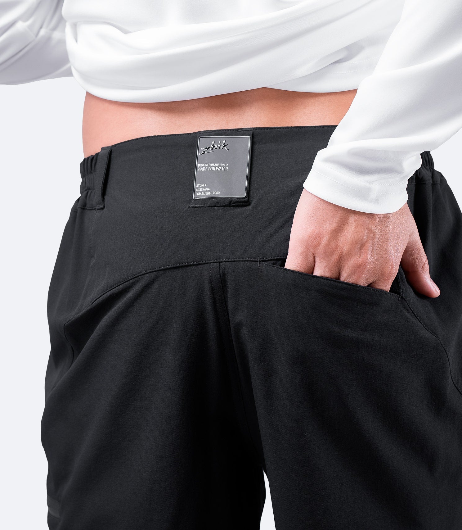 Mens Black Deck Shorts