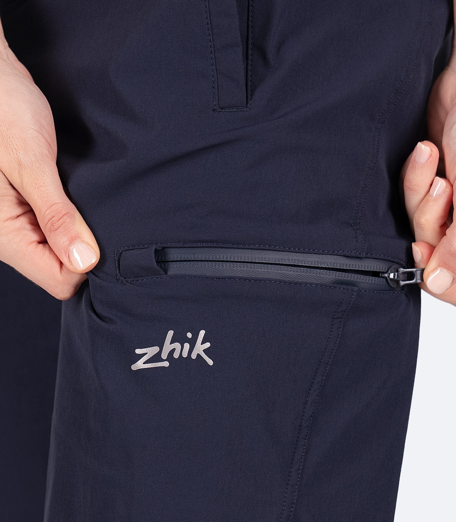 Womens Navy Deck Shorts