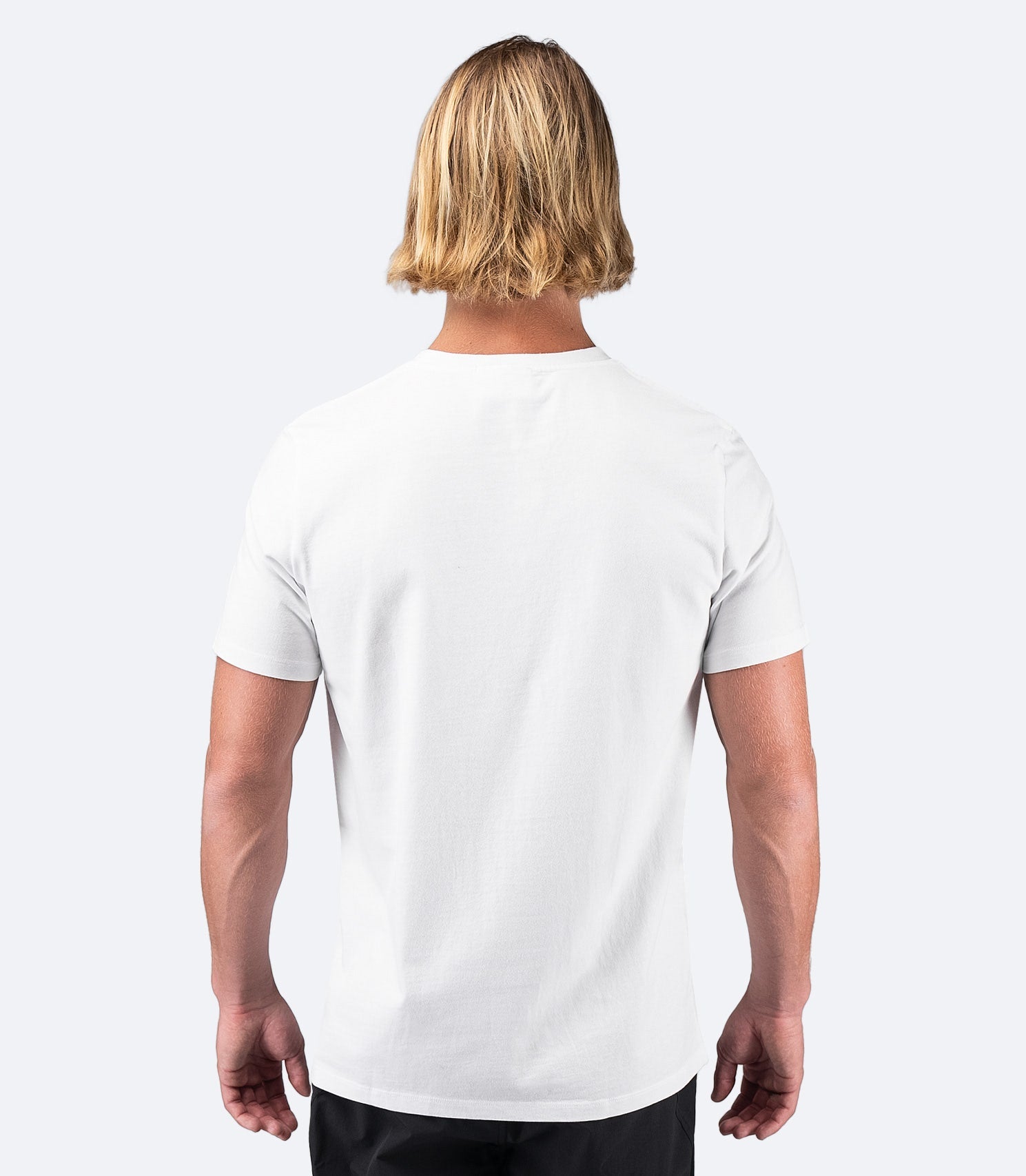 Mens Zhik Block Logo Cotton T-Shirt - White