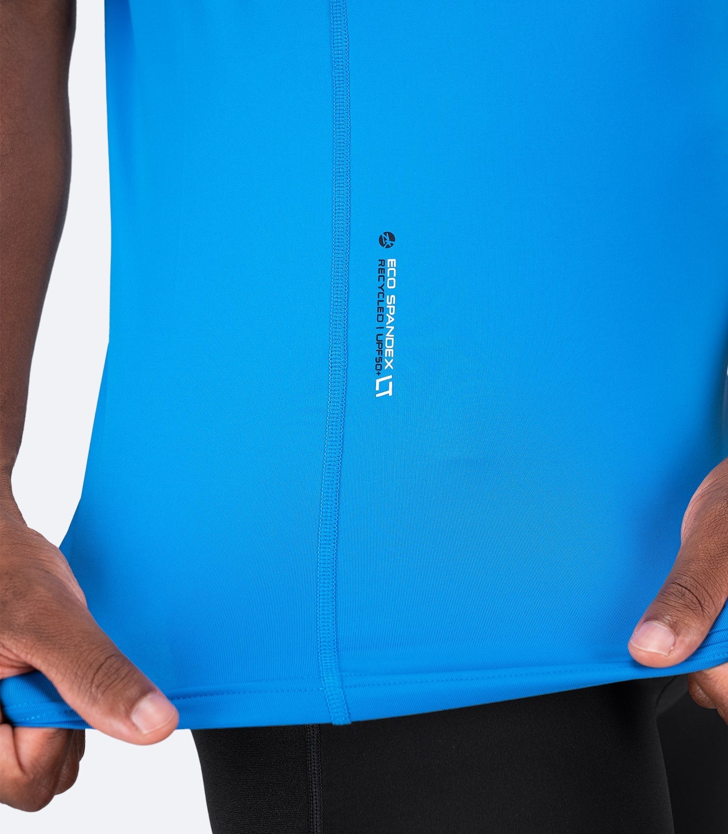 Mens Eco Spandex LT Race Singlet - Cyan