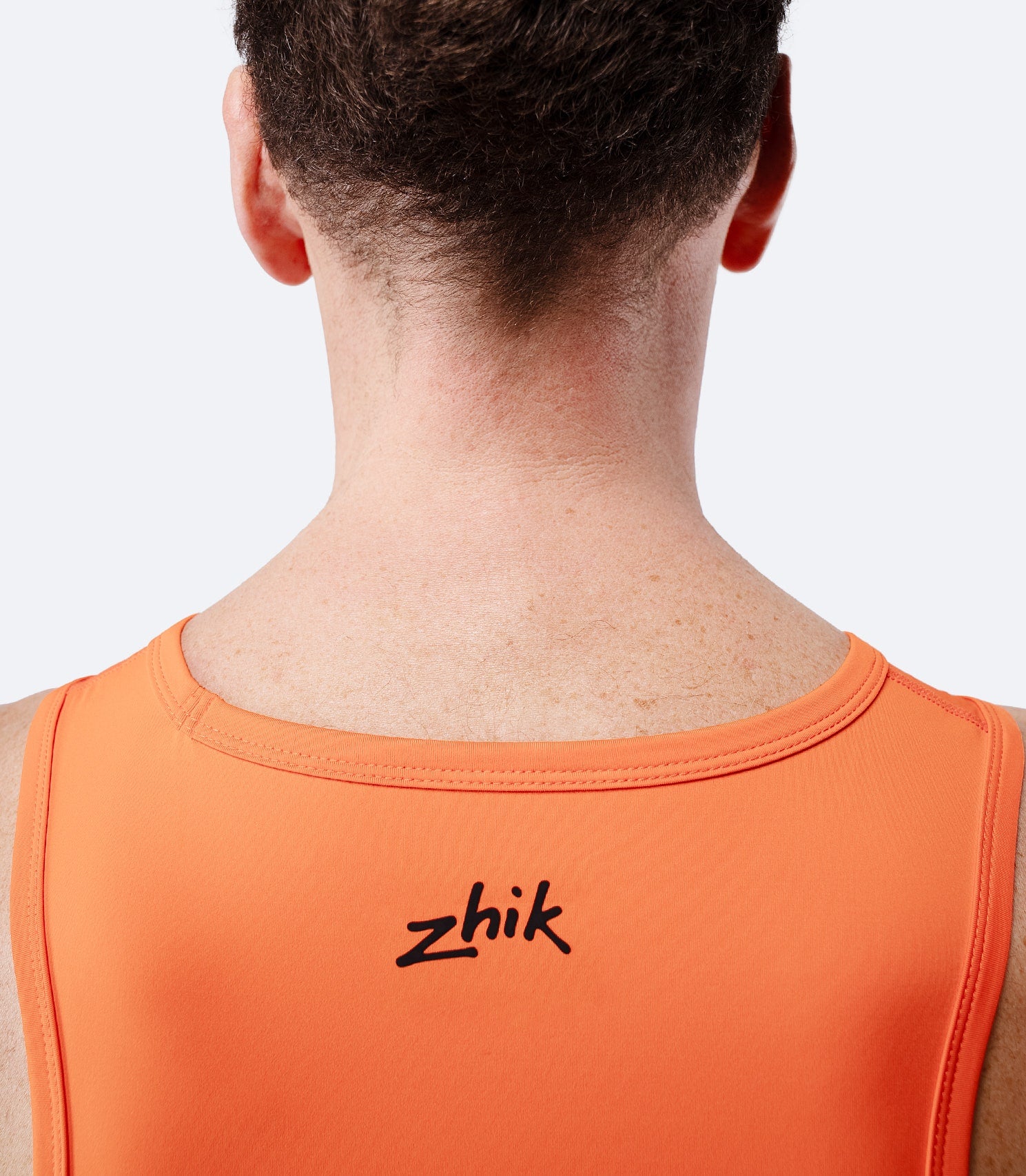 Mens Eco Spandex LT Race Singlet - Flame Red