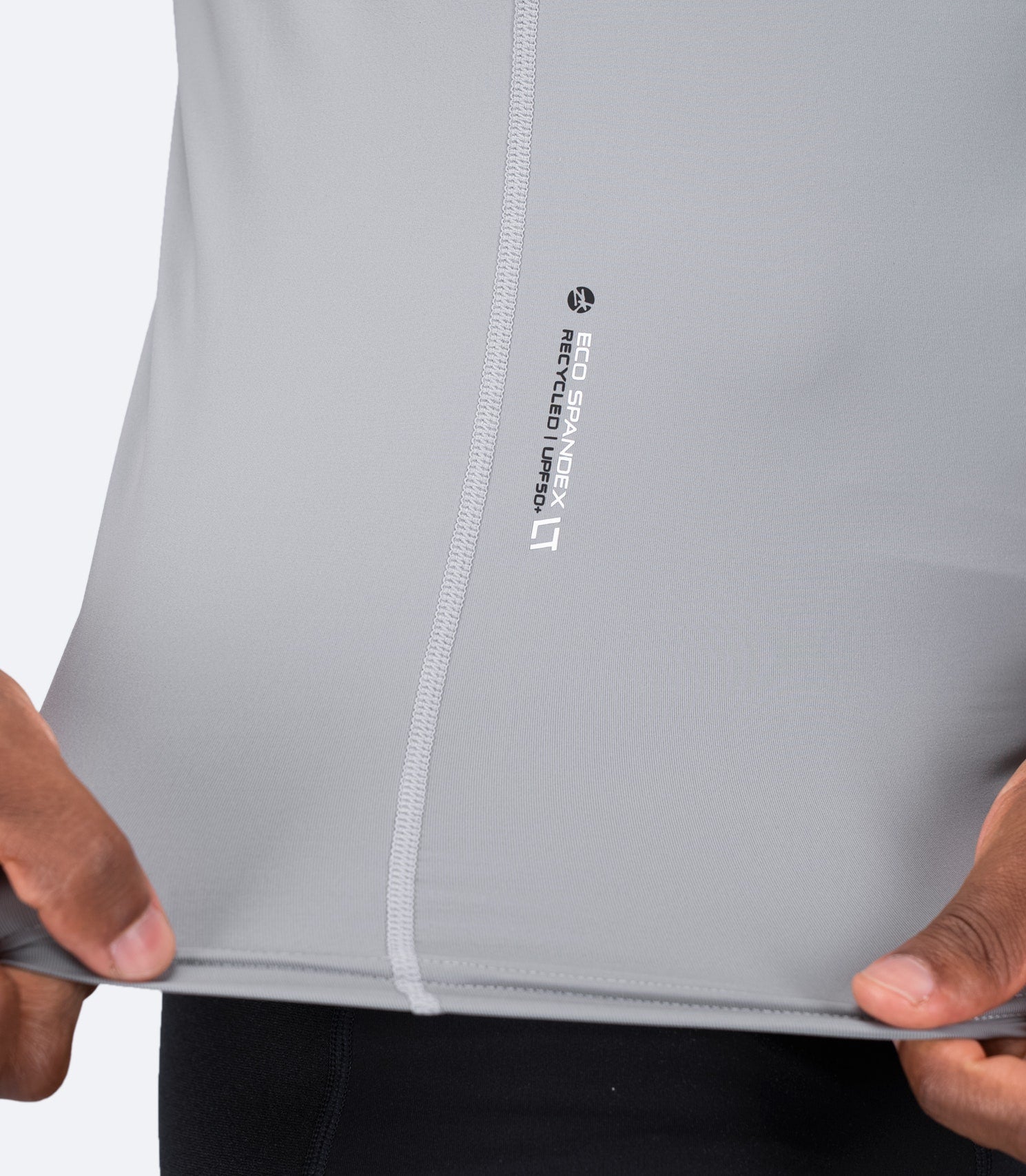 Mens Eco Spandex LT Race Singlet - Platinum