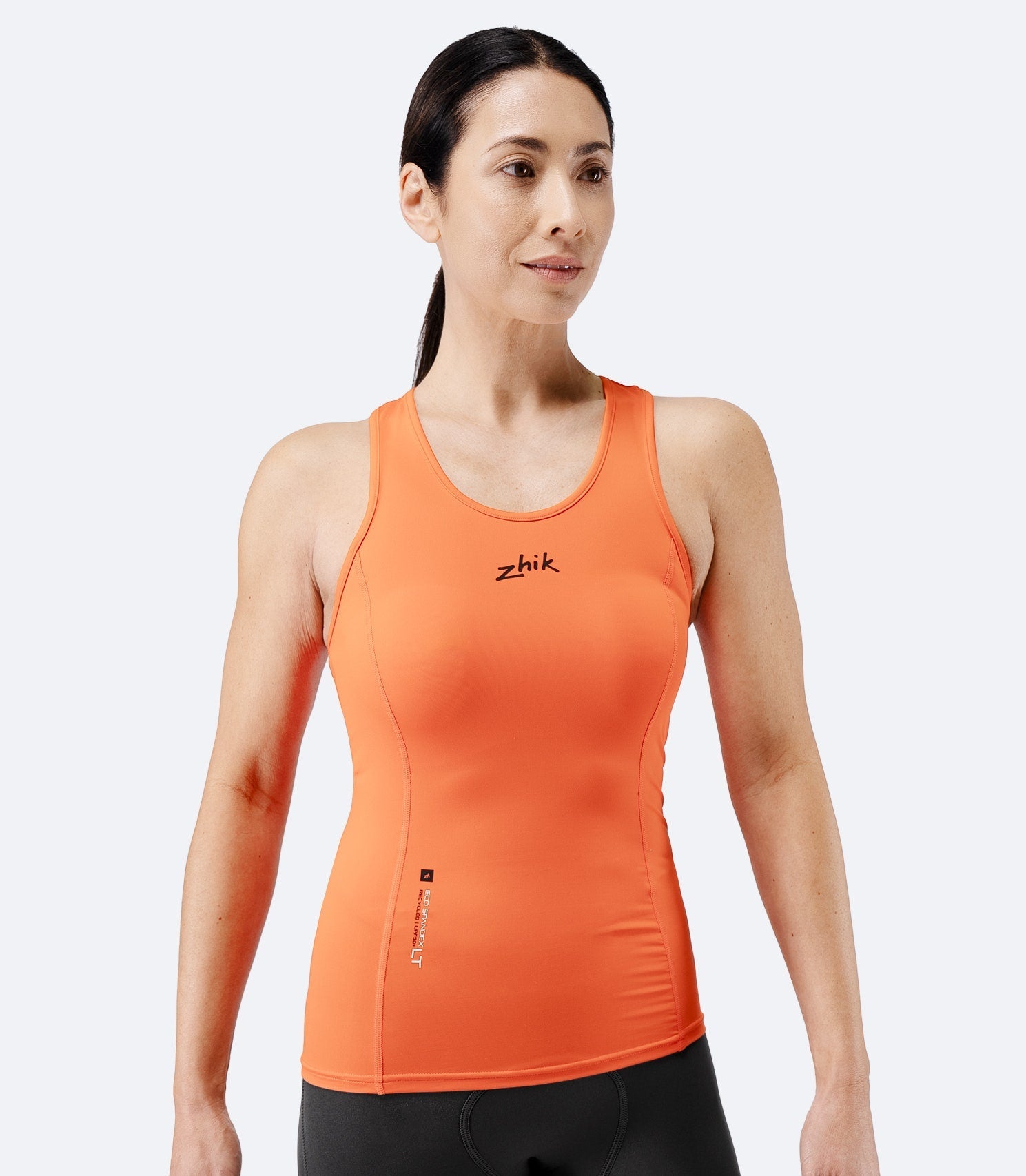 Womens Eco Spandex LT Race Singlet - Flame Red