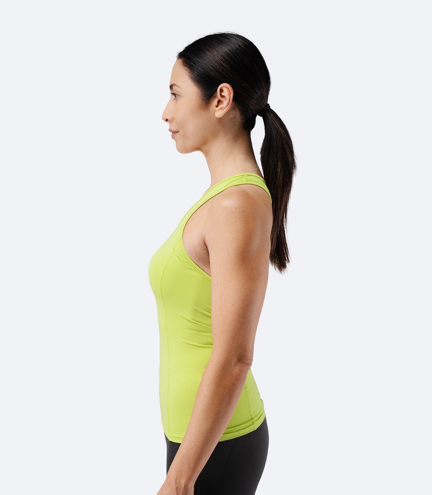 Womens Eco Spandex LT Race Singlet - Lime