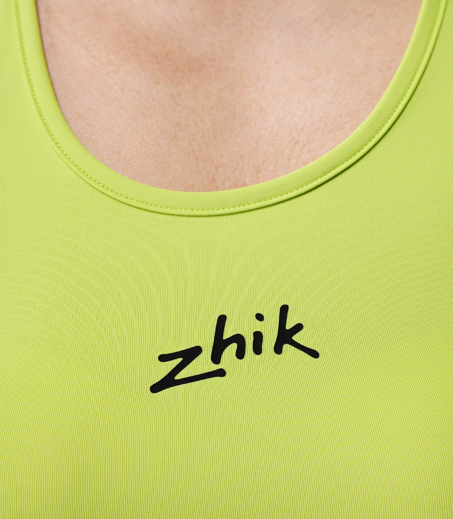 Womens Eco Spandex LT Race Singlet - Lime