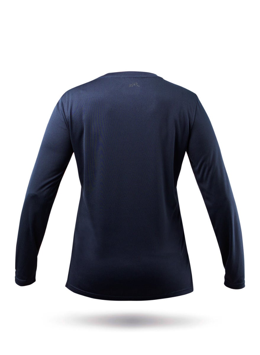 Womens UVActive Long Sleeve Top - Navy