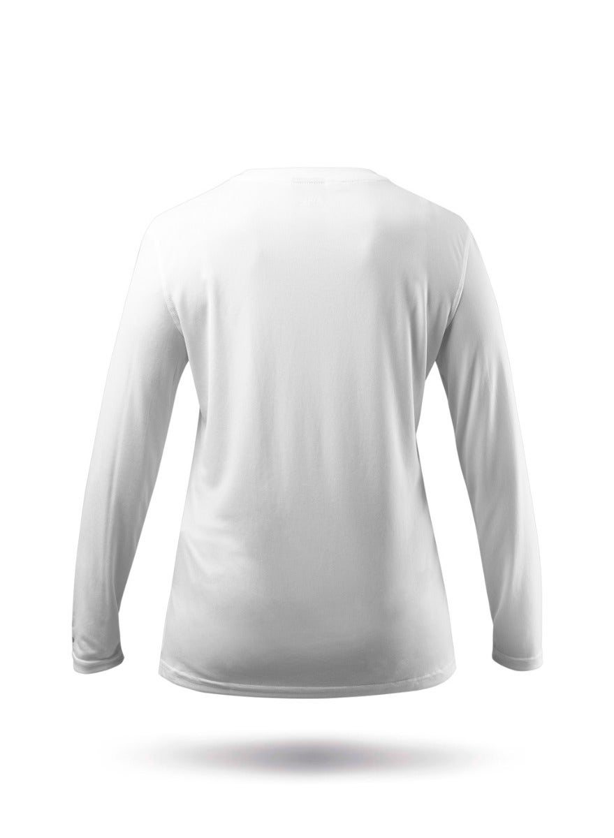 Womens UVActive Long Sleeve Top - White