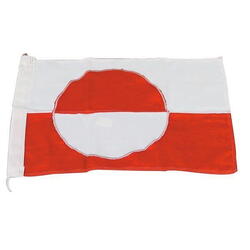 Flag grønland 75cm syet