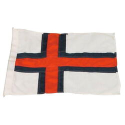 Flag færøerne 75cm syet