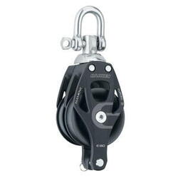 Harken Element blok 80 mm dobbelt m. svirvel og Ca